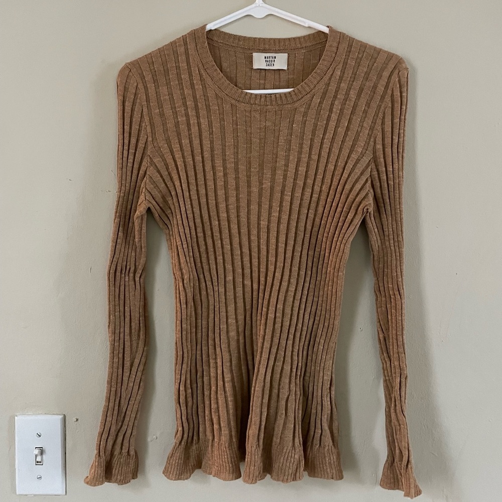 Maryam Nassir Zadeh Wide rib cotton sweater